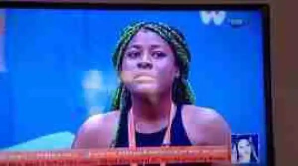 BBNaija: Alex And Cee-C Exchange Words In The House